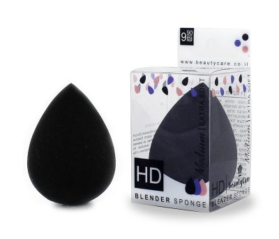 HD Blender Sponge ספוגית איפור שחורה