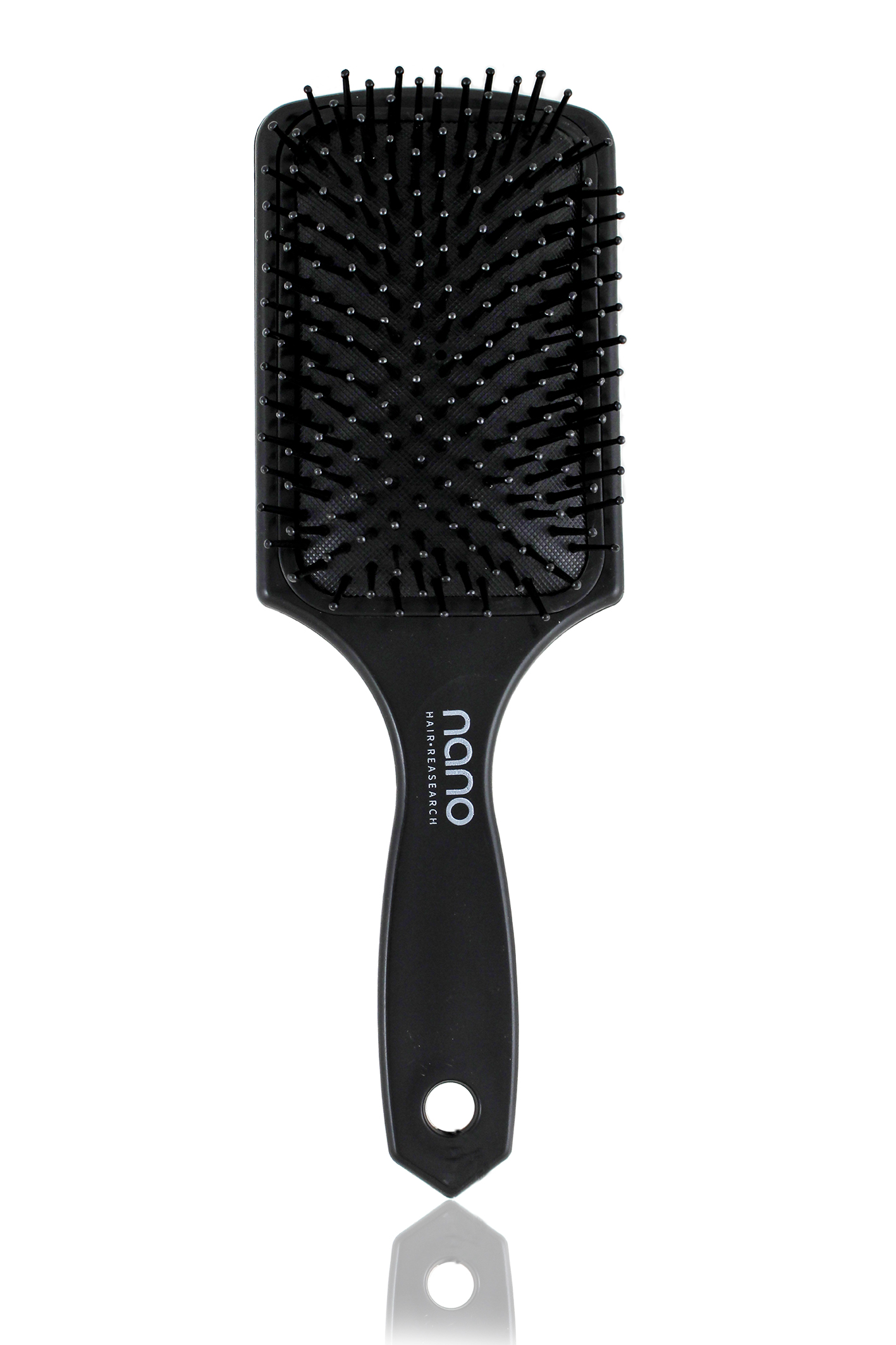 'מברשת שיער מרובעת רחבה 'מטקה - NANO צבע שחור