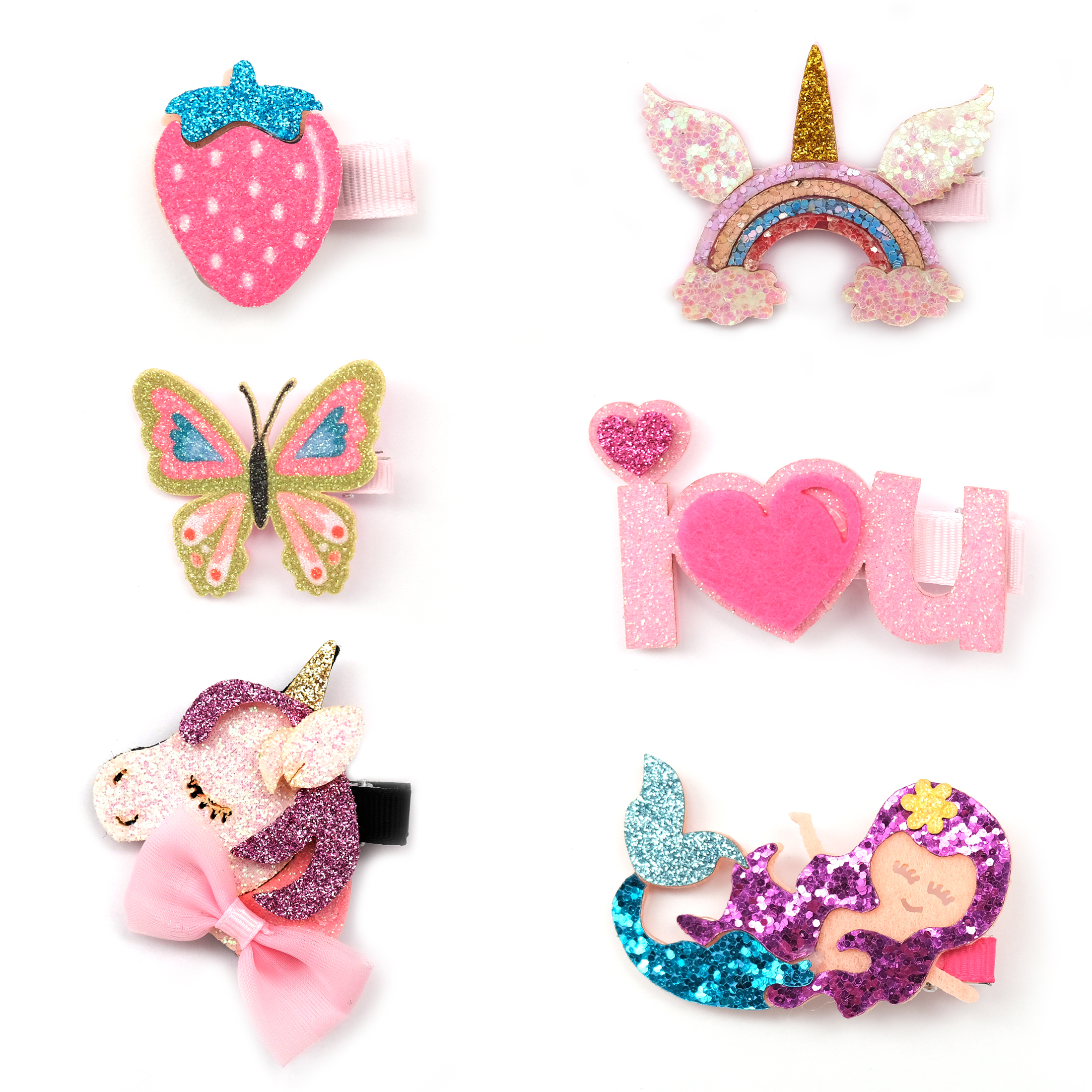 סיכת מקור עם דמות מנצנצת