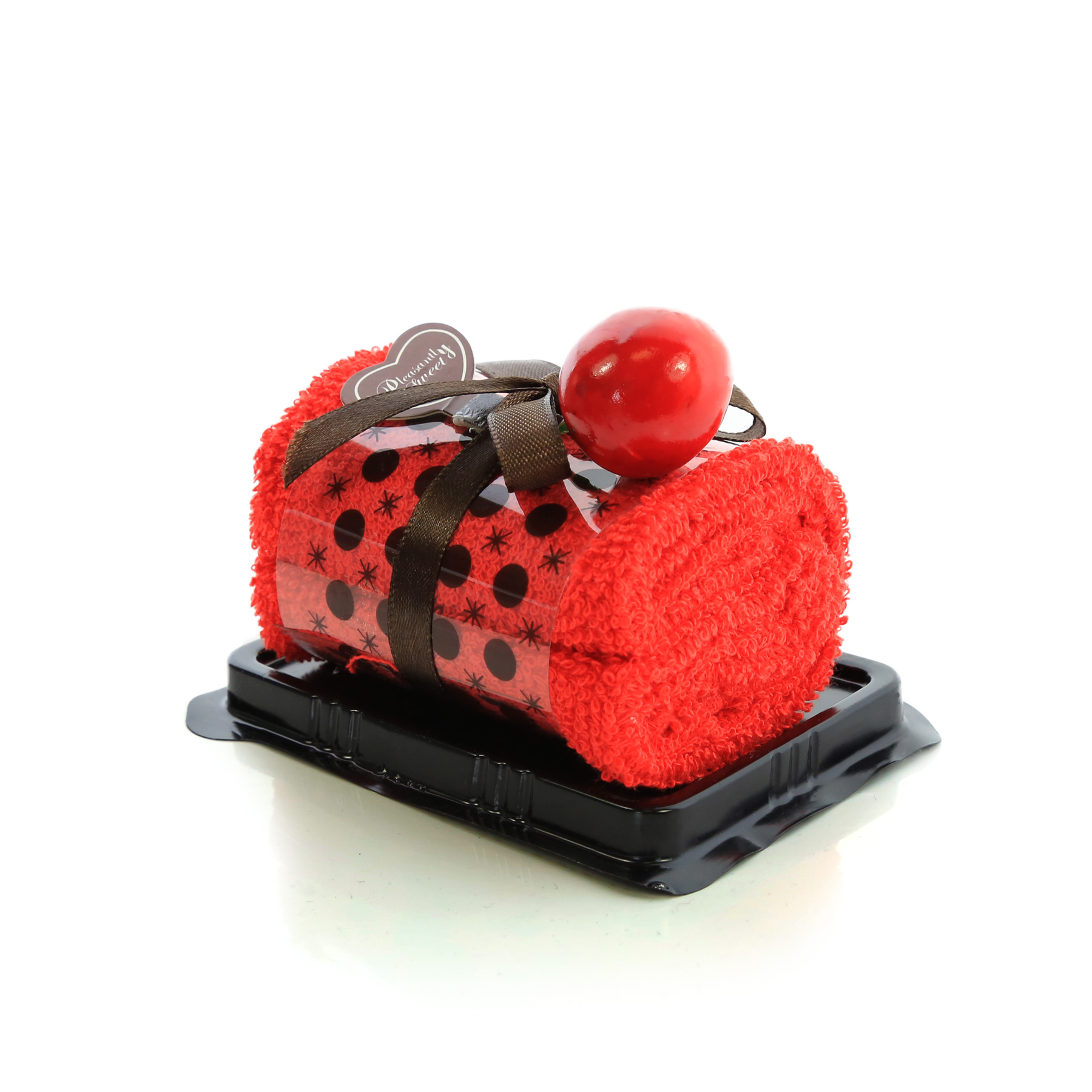 מארז מגבת בצורת עוגה