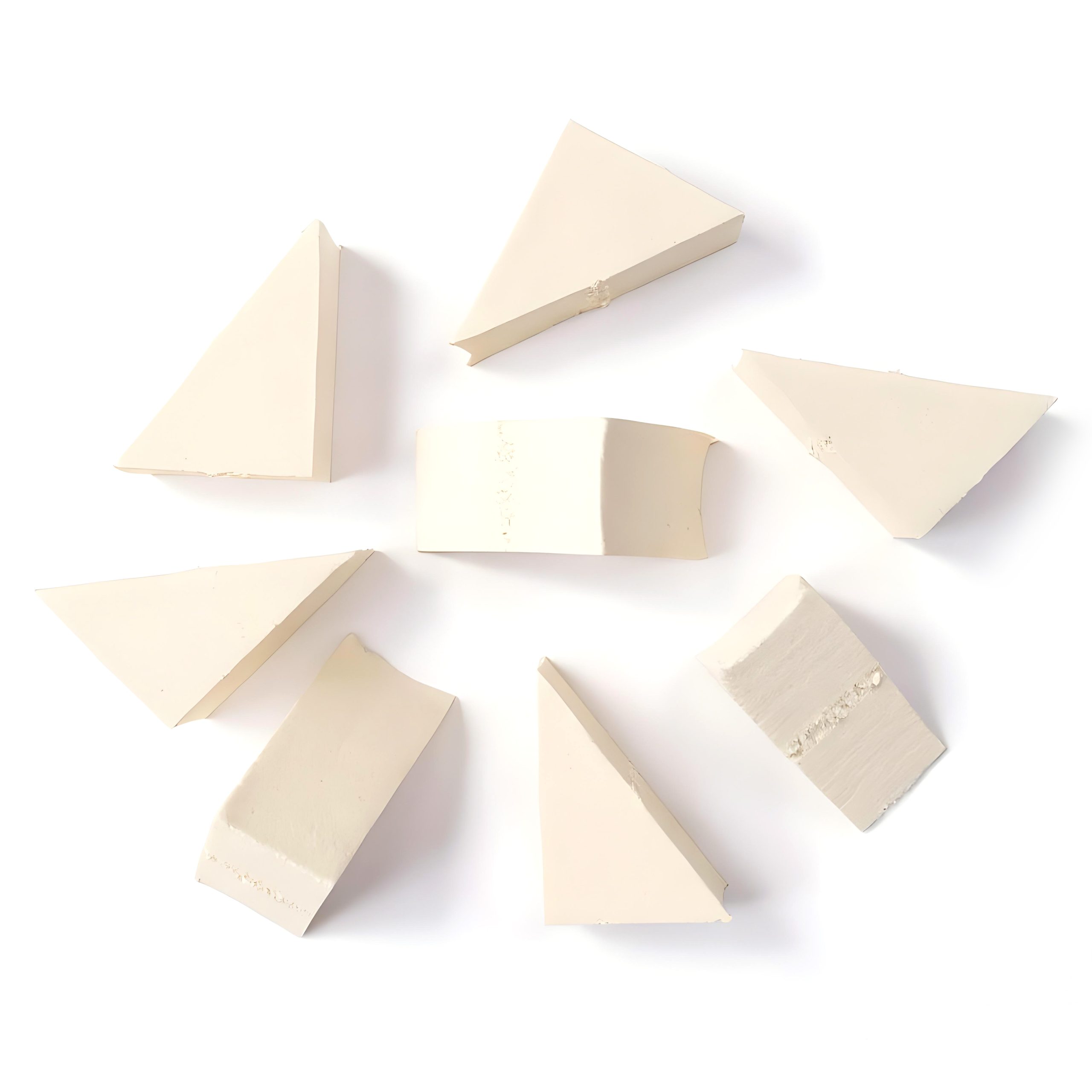 ספוגיות מייק-אפ משולשות גדולות