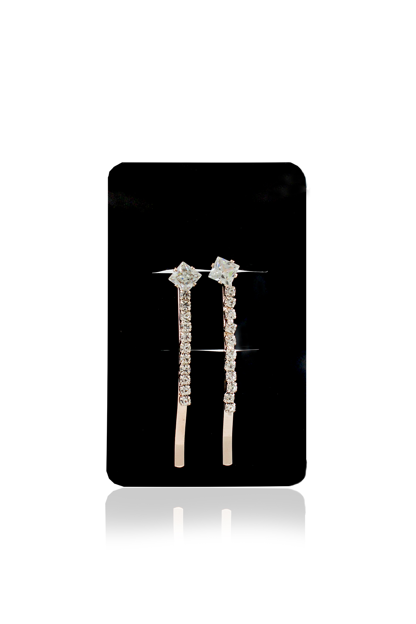 זוג סיכות יוקרתיות מעוטרות פנינים ואבני חן