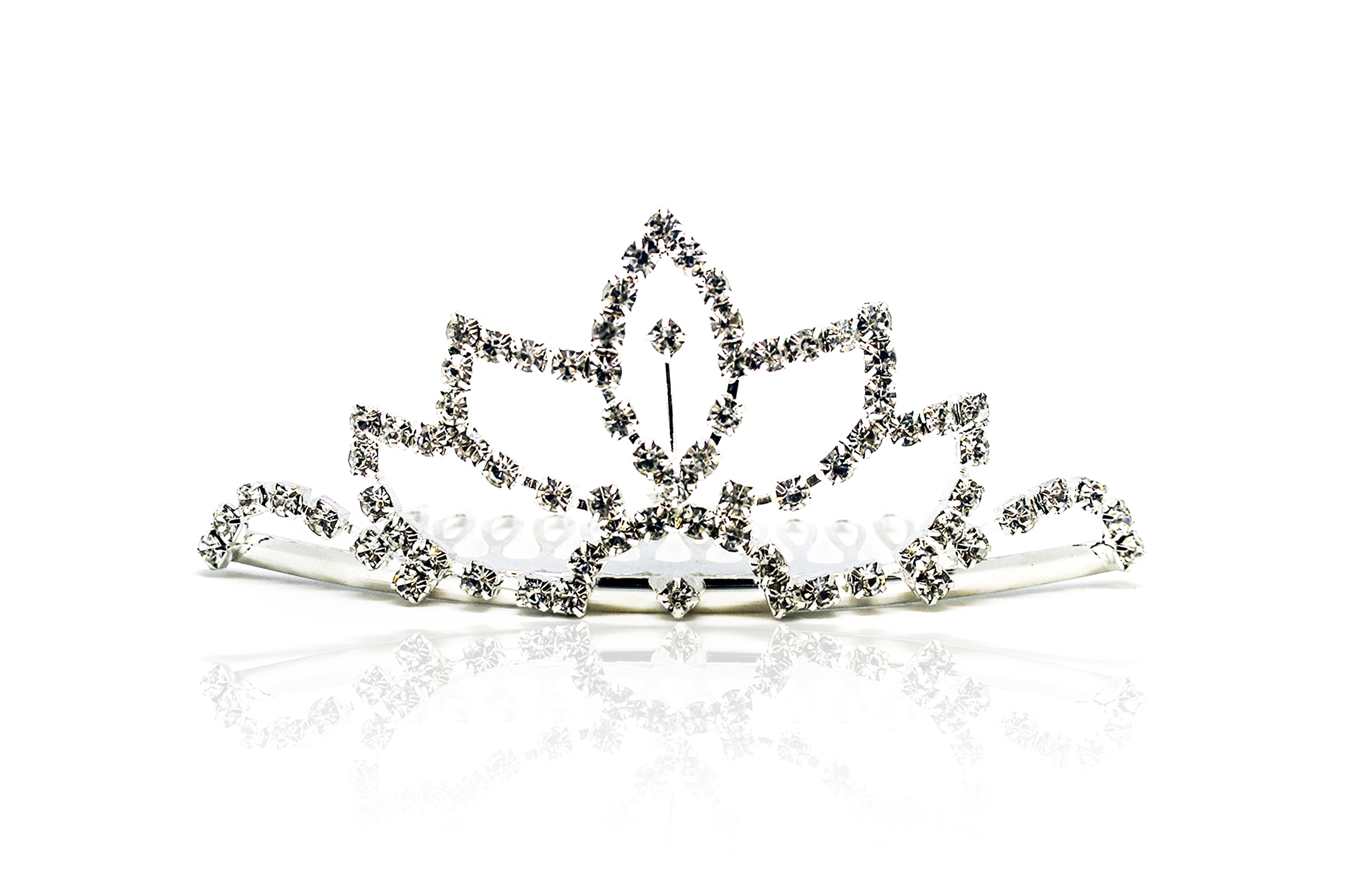 יוקרתית TIARA מסרקית אבני חן