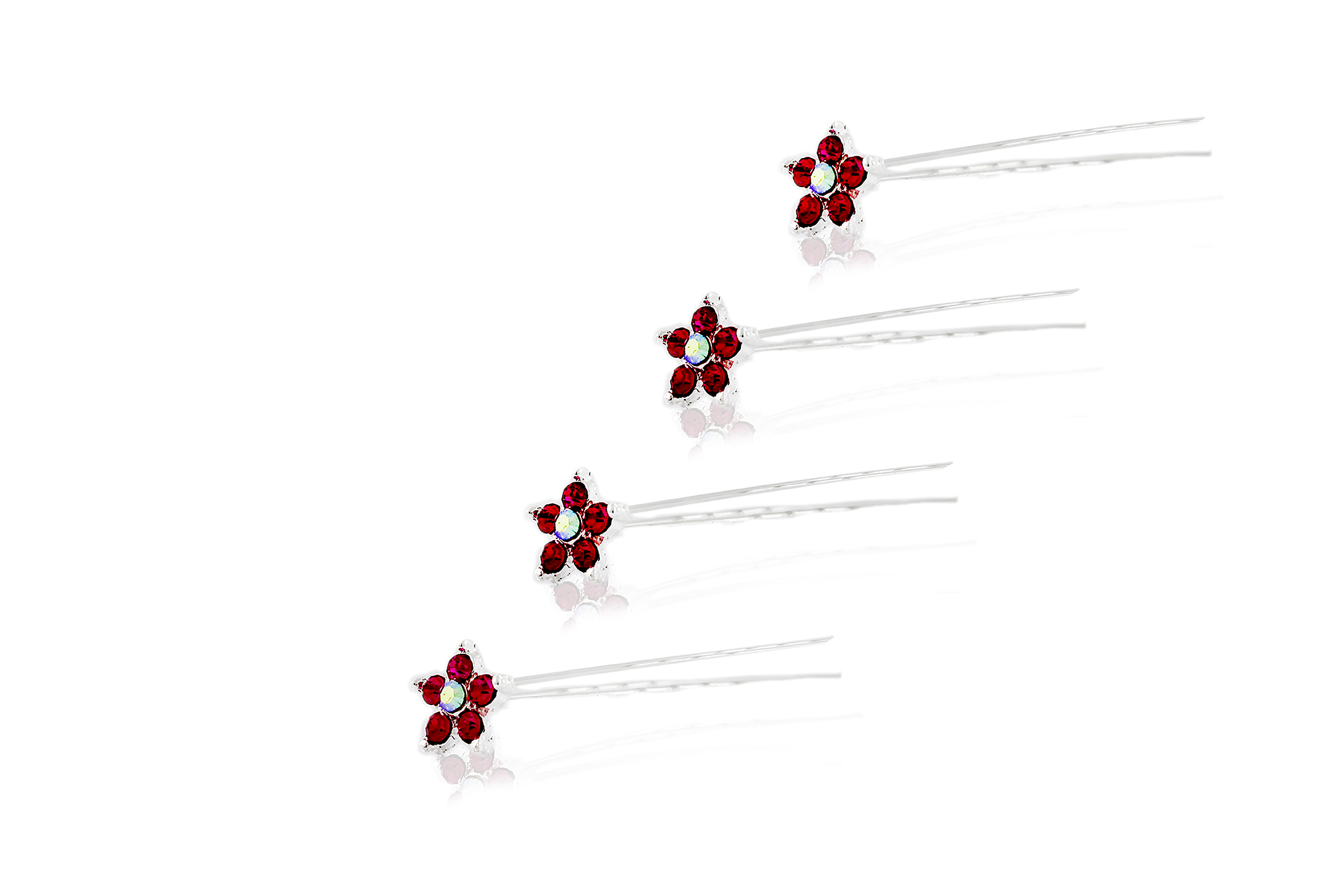 מארז סיכות כלה משובצות אבנים