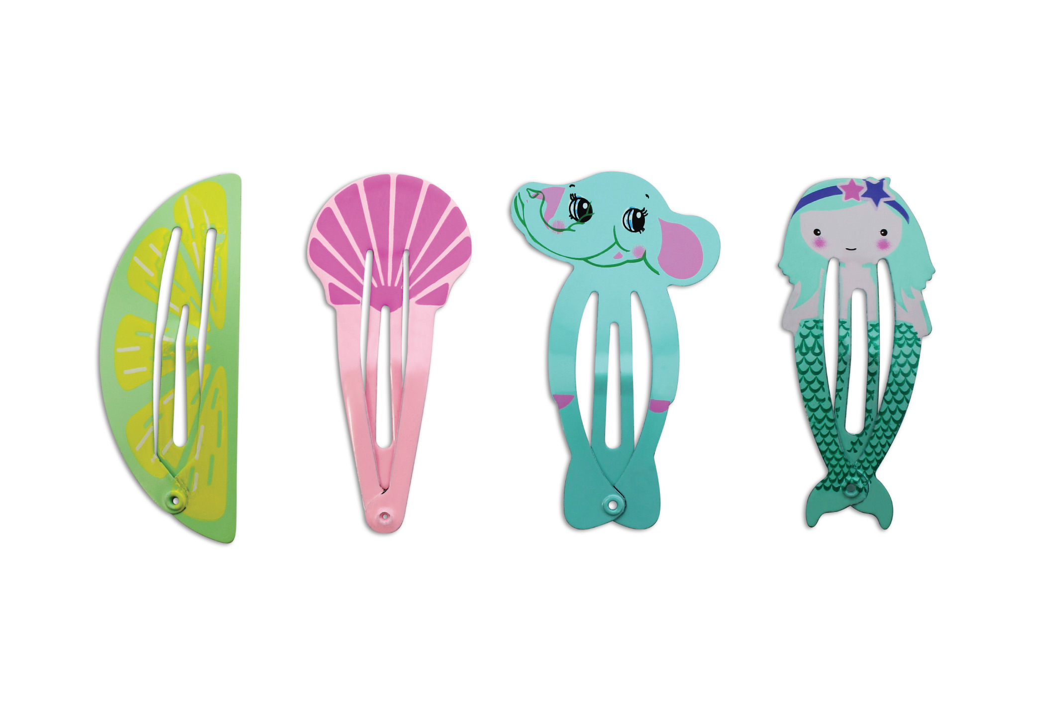 רביעיית סיכות תיק-תק במגוון צורות ודמויות