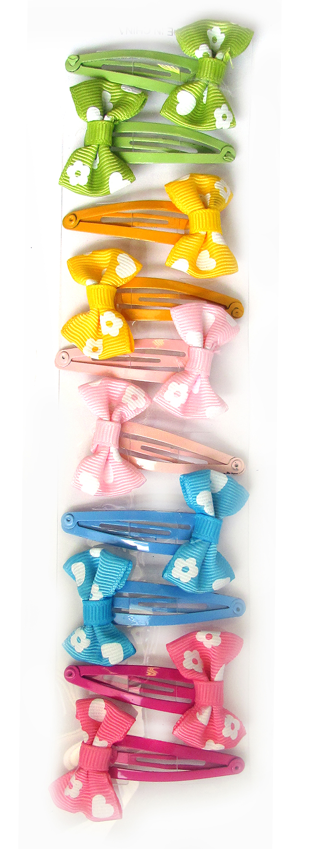 מארז סיכות תיק תק צבעוניות מעוטרות פפיון