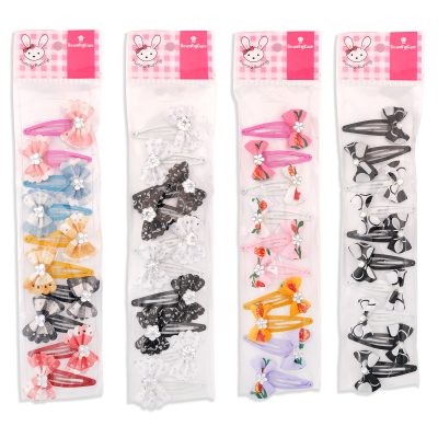 מארז סיכות תיק תק צבעוניות מעוטרות פפיון