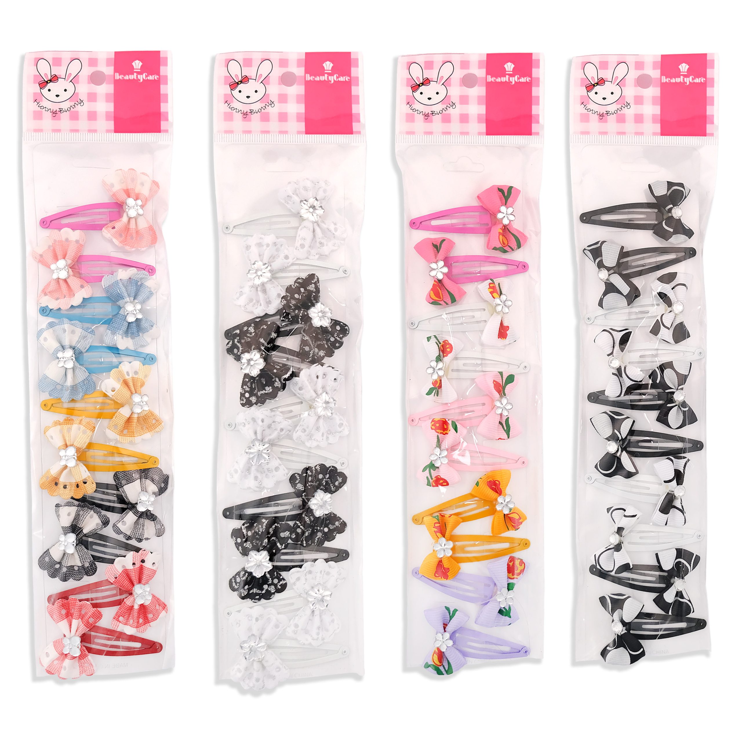 9401 מארז סיכות תיק תק צבעוניות מעוטרות פפיון