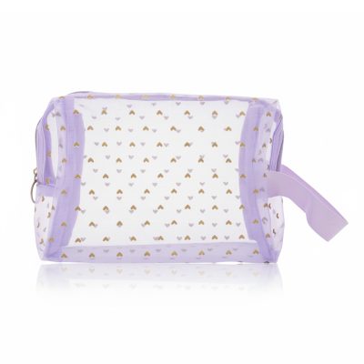 תיק איפור / רחצה - דגם תחרה