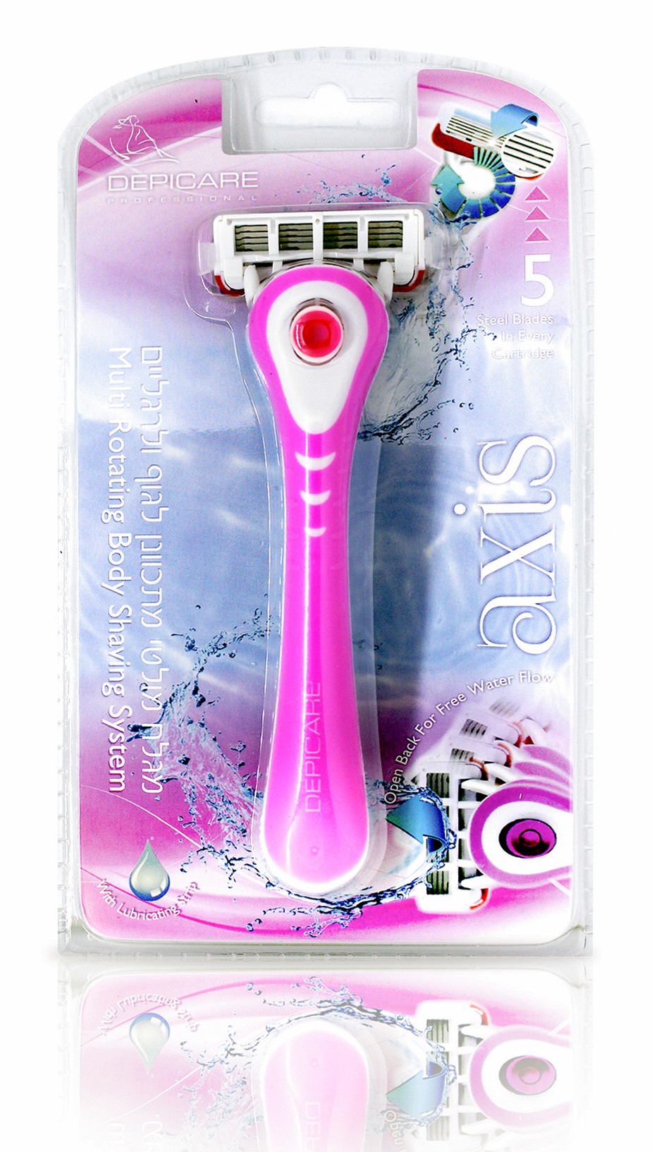 סכין גילוח מתכווננת לאישה