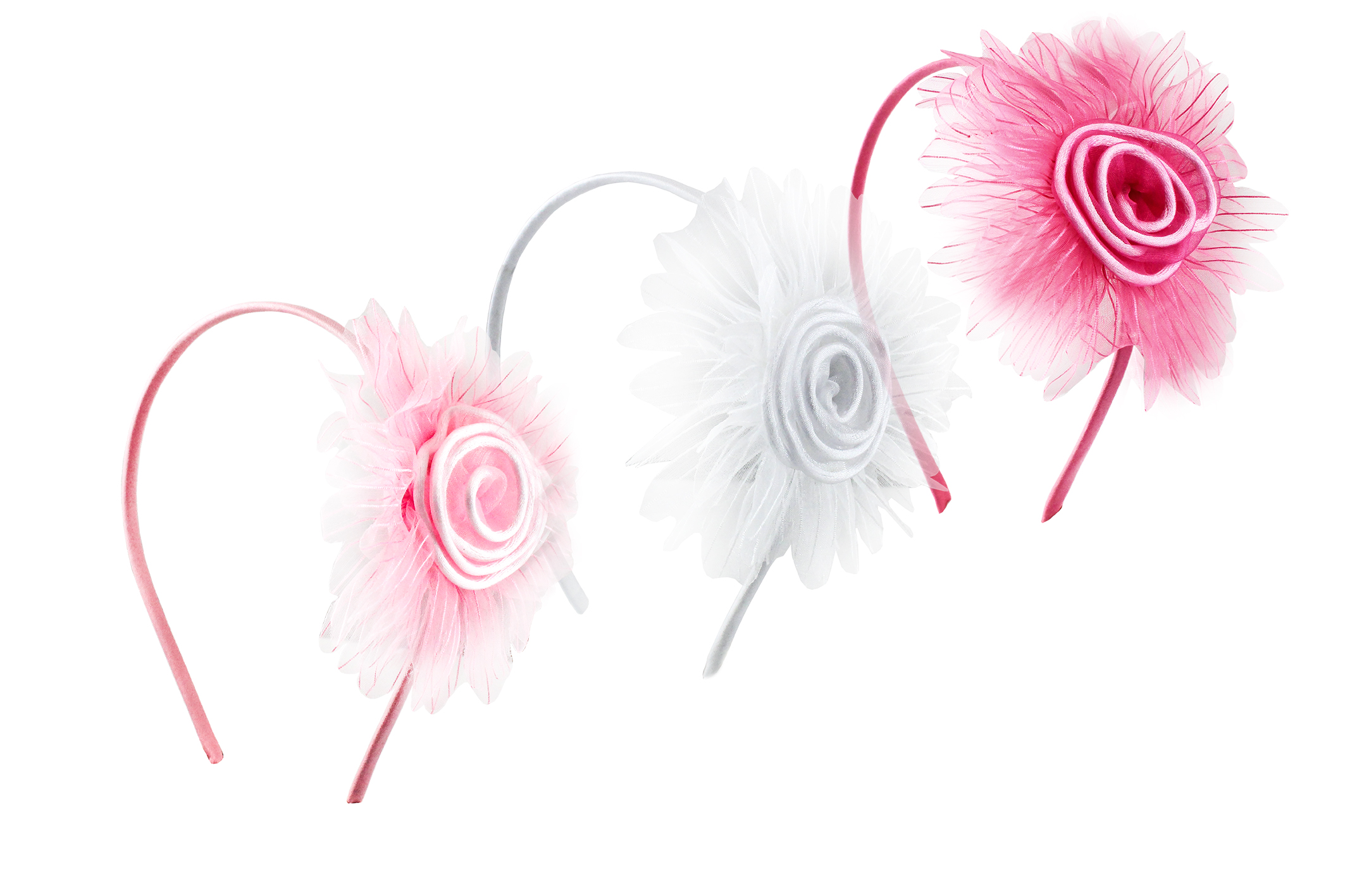 קשת לשיער מעוטרת פרח ודנטל