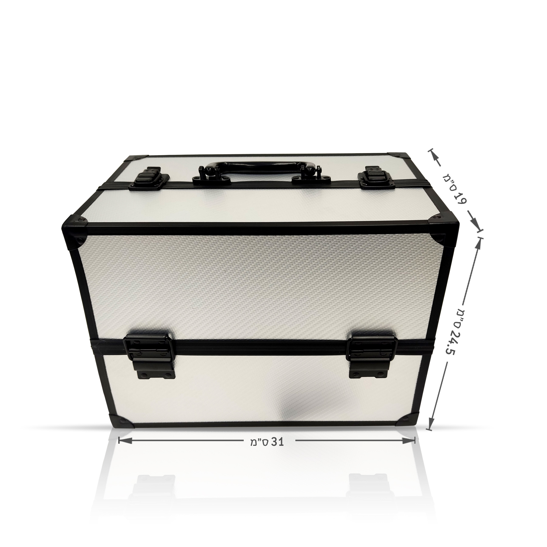 מזוודה קשיחה מקצועית עם מגירות